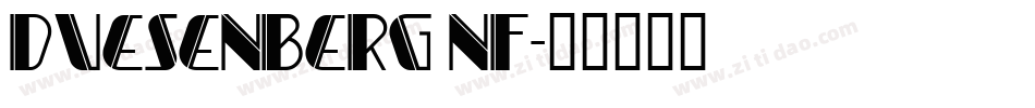 Duesenberg NF字体转换